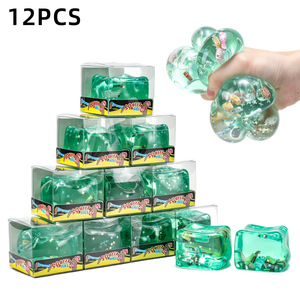 Cubo Sensorial Blandito de Maltosa de Ascenso Lento, Juguete Antiestrés con Purpurina y Caja - Product Image 4