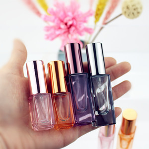 ขวดแก้วสำหรับน้ำหอมแบบพกพา ขนาด 4 มล. 7 มล. 18 มล. ทรงเหลี่ยม หัวฉีดละเอียด พร้อมฝาปิด ขวดเปล่าสำหรับใส่น้ำหอมตัวอย่าง มีสีสันให้เลือก - Product Image 3