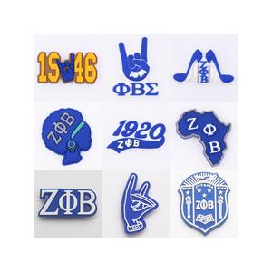 <span class=keywords><strong>2026</strong></span>新しいカレッジサインChi Osisソロリティ靴チャームJ15アクセサリー靴デコレーションチャーム - Product Image 1