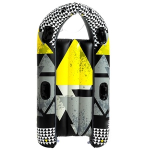 Toboggan gonflable en PVC pour enfants, luge de ski, luge à neige pour deux personnes, tubes à neige gonflables - Product Image 4