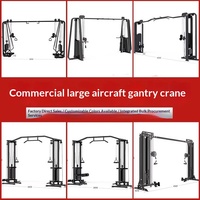 Machine de musculation commerciale multifonctionnelle à câble en acier pour exercices de tirage et de poussée pectorale, avec pile de poids de 100kg/140kg, modèle EM1026