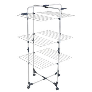 Séchoir à <span class=keywords><strong>linge</strong></span> Wireking <span class=keywords><strong>sur</strong></span> balcon Petit séchoir à <span class=keywords><strong>linge</strong></span> plat Séchoir à <span class=keywords><strong>linge</strong></span> pliable <span class=keywords><strong>sur</strong></span> roues - Product Image 2