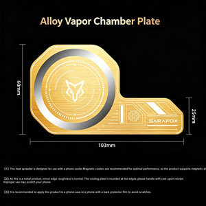 Placa Difusora de Calor Magnética Sarafox para Enfriadores de Teléfono - Almohadilla Térmica de Adsorción Rápida Superconductora para Semiconductores - Product Image 2