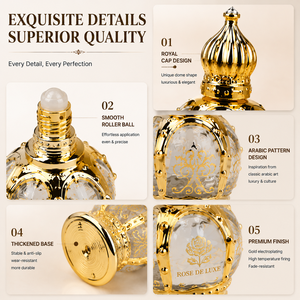 Wholesale Dubai Arabic <strong>Perfume</strong> Top Selling High Quality Long Lasting Fragrance <strong>Roller</strong> 15ml <strong>Perfume</strong> Bottle - Product Image 5