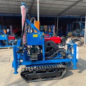 Impianto di Perforazione Idraulico Cingolato Completamente Automatico per Pozzi d'Acqua, Trivella, Attrezzatura per Pozzi Domestici, Profondità 150/200 Metri - Product Image 3