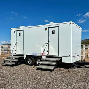 Remorque de salle de bain portable de luxe 8 stations Remorques de toilettes mobiles Remorque de <span class=keywords><strong>douche</strong></span> - Product Image 1