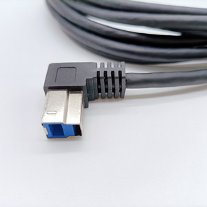 USB 3.0 Micro B Male Female Right-Angle Nickel Plated Elbow <strong>Cable</strong> 3A Fast Charging PVC Braid Shielding Industrial Machine <strong>Vision</strong> - Product Image 3