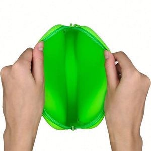 Bolsa de Maquillaje de Silicona con Cierre y Logotipo Personalizado de Dongguan Chang an Xuan, Bolsa para Monedas, Duradera y Moderna - Product Image 3