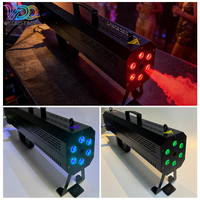 Machine à brouillard électrique LED RGB 1500W avec colonne d'air CO2 et effets de jet pour DJ, scène, mariage, fête - Canon lumineux portable