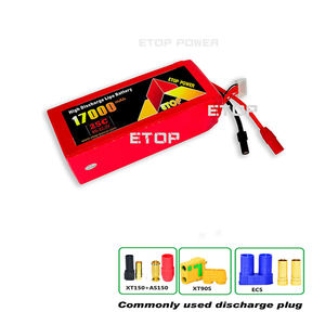 <span class=keywords><strong>Lipo</strong></span> 배터리 17000mAh <span class=keywords><strong>16000mAh</strong></span> 22000mAh 32000mAh 25C <span class=keywords><strong>6S</strong></span> <span class=keywords><strong>22.2V</strong></span> 12S 44.4V 농업용 무인 항공기 DJIS900 S1000 - Product Image 3