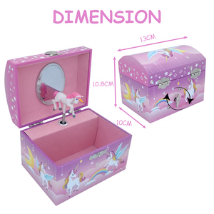 Elegante Caja Musical <span class=keywords><strong>de</strong></span> Joyería con Diseño <span class=keywords><strong>de</strong></span> Unicornio <span class=keywords><strong>de</strong></span> Jakos Factory - Regalo Perfecto para <span class=keywords><strong>Cumpleaños</strong></span>, Navidad y Festividades para Niñas - Product Image 2