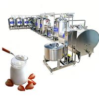 Équipement de pasteurisation du lait de vache et de lait de chèvre, mini-laiterie, ligne de production de yaourt à petite échelle