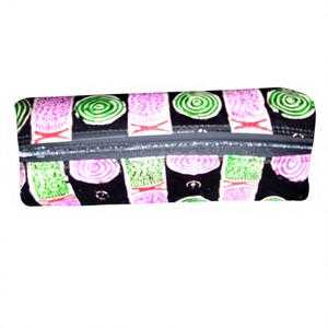 LOWELLCRAFT Trousse à crayons tendance en polyester avec fermeture éclair, 7 pouces, verte et à motifs, 1 compartiment - Product Image 3
