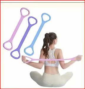 Bande de résistance en forme de huit pour le fitness féminin – Ceinture élastique d'exercice pour la maison, les épaules et le dos, idéale pour le yoga - Product Image 4