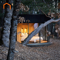 Villa de vacances miniature de luxe à construction rapide, préfabriquée en acier léger, pour carport, bureau, entrepôt, structure en acier