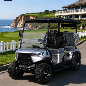 Voiturette de golf électrique 4 places tout-terrain, couleur personnalisée pour projet commercial - Product Image 1