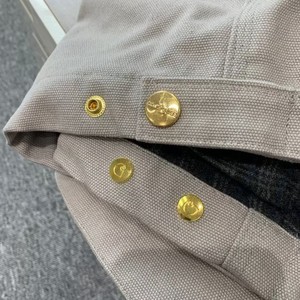 Premium Heavy Duty Canvas Detroit Work <strong>Jacket</strong> - Vintage Contrast <strong>Collar</strong> Coat, Durable &amp; Versatile, Shop Bestseller - Product Image 5