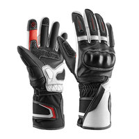 Gants de moto en peau de chèvre pour l'hiver en Chine, imperméables, légers, coupe-vent, compatibles avec les écrans tactiles, unisexes