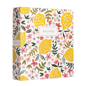 Impression personnalisée à 3 anneaux <span class=keywords><strong>Livre</strong></span> <span class=keywords><strong>de</strong></span> recettes <span class=keywords><strong>de</strong></span> cuisine à feuilles mobiles <span class=keywords><strong>Livre</strong></span> <span class=keywords><strong>de</strong></span> recettes avec 8 séparateurs - Product Image 1