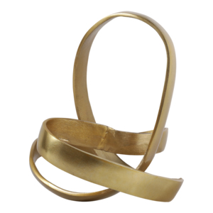 Scultura Decorativa in Alluminio a Forma di Nodo, Ornamento Moderno per Casa, Ufficio, Bagno, Soggiorno, Arredamento Elegante - Product Image 1