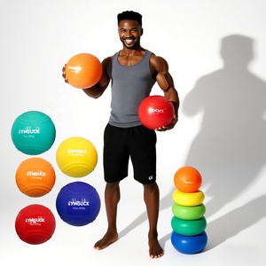 Thiết Kế Mới Bóng Plyo Với Bóng Chày Đường May Trọng Tập Thể Dục Bóng Đầy Với Thân Thiện Với Môi Sắt Cát Đầy Cho Đào Tạo Ném - Product Image 1