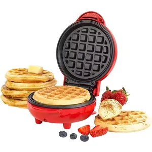 Mini Breakfast Waffle Maker Iron Waffle Machine Egg Cake Pan Beligum Waffle maker electric