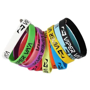 Custom Color Silicone Wristbands Rubber Bracelets Silicone Wristband Wrist Band Motivational Wristbands With Logo