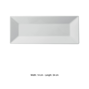 Plat de service rectangulaire plat Kimi 34 × 14 cm Saturnia - Product Image 3