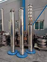 QJ vente en gros de haute qualité verticale électrique 400m pompe centrifuge submersible à puits profond