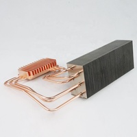 Dissipateur thermique professionnel en cuivre et aluminium, personnalisé, processeur, pour serveur, refroidissement