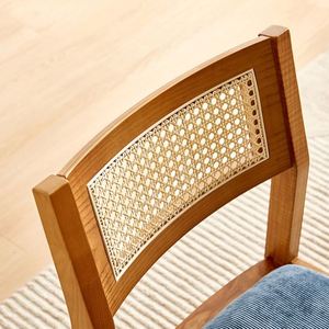 เก้าอี้หวายดีไซน์ร่วมสมัยสำหรับรับประทานอาหารบาร์ในโรงแรมและเฟอร์นิเจอร์ร้านอาหาร - Product Image 4