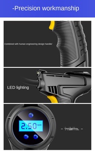 Compresor de Aire Inalámbrico Portátil para Inflar Neumáticos de Coche, Mini Bomba de Aire Eléctrica para Bicicleta y Coche - Product Image 3