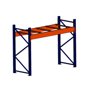 نظام رفوف معدنية عالية الجودة للمستودعات، رفوف حديدية متينة للاستخدام الخارجي، رفوف صناعية للبضائع - Product Image 1
