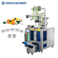 Machine de comptage et d'emballage automatique de capsules Vgopack pour les emballages nutritionnels avec alimentateur vibrant, machine de formage et de scellage de sacs VFFS