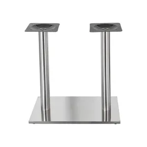 Modern Design Elegant Folding Laser Cut Round Square Dinning Table Top Stainless Steel Table Legs