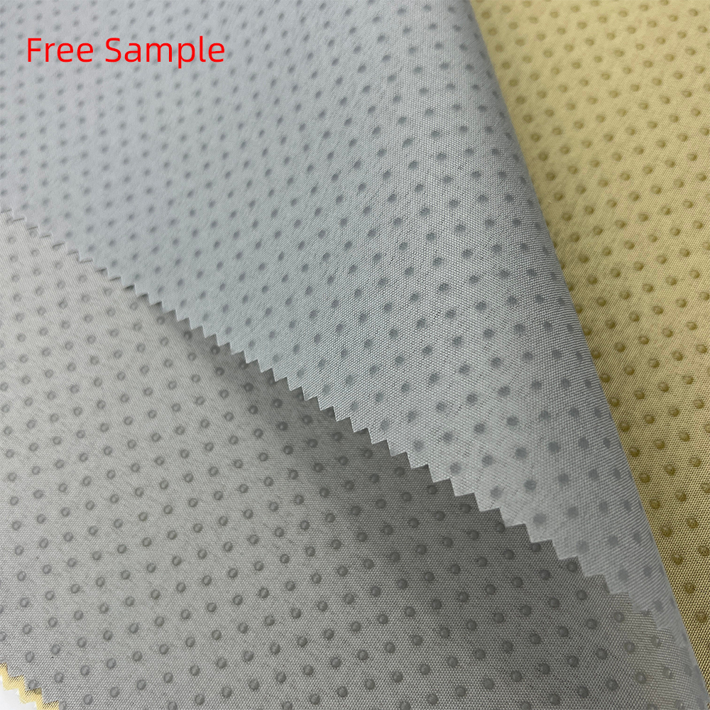 High Quality Polyester Lining Fabric Non Drop Cloth High-End Comfortable Anti-Slip Dots Fabric