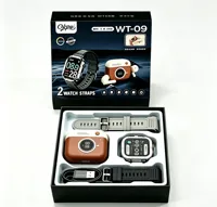 Reloj Inteligente WT-09 2026 con Auriculares Inalámbricos, Dos Correas, Llamadas Bluetooth, Monitor de Sueño, Reloj Inteligente Deportivo para Exteriores