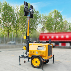 Giá Rẻ Giá Xách Tay LED Năng Lượng Mặt Trời Di Động Tín Hiệu Chiếu Sáng Vườn Nhà Ngăn Xếp Máy Phát Điện Bóng Di Động Diesel Ánh Sáng Tháp - Product Image 1