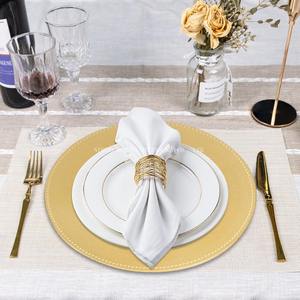 จานพลาสติกเคลือบสีสเปรย์ลายมินิมอลสำหรับเดินทาง ใช้แล้วทิ้ง เป็นมิตรกับสิ่งแวดล้อม รูปทรงกลม - Product Image 3