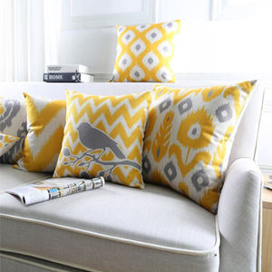 Funda de Cojín de Algodón para Sublimación, Funda de Almohada Decorativa de Lino y Algodón con Impresión Digital Personalizada - Product Image 1