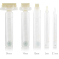 Baril de stylo marqueur vide de 6.5mm, stylo de peinture vide pour remplir l'encre, marqueur vide