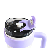 Nouvelle Tendance : Bouteille d'eau isotherme portable en acier inoxydable à double paroi de 760 ml, anti-fuite, sans BPA, avec longue poignée