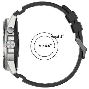 Correa de Repuesto Oficial de Silicona Suave para Reloj <span class=keywords><strong>Ticwatch</strong></span> Pro <span class=keywords><strong>5</strong></span> Enduro Atlas Pro <span class=keywords><strong>5</strong></span>, Pulsera Deportiva - Product Image 5