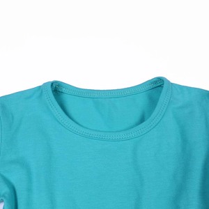 <span class=keywords><strong>Vestito</strong></span> per bambini a buon mercato all'ingrosso di alta qualità da ragazza con tripla volant a <span class=keywords><strong>manica</strong></span> <span class=keywords><strong>lunga</strong></span> abito da ragazza tinta unita in cotone abiti personalizzati - Product Image 4