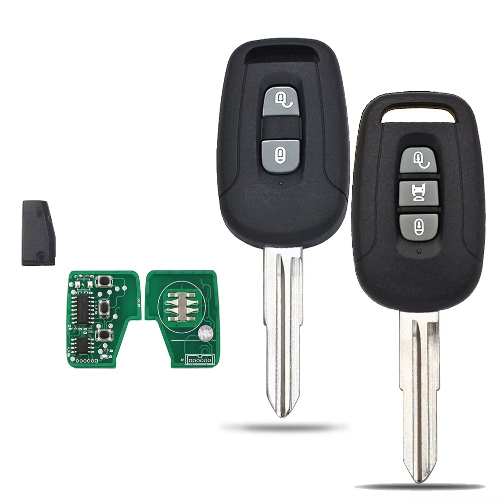 X AUTOHAUX Llave De Repuesto Para Autoóvil De 4 Botones Sin Llave, Control Reoto, Control
