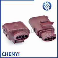 Connecteur étanche 4 broches pour capteur d'oxygène O2 de voiture, faisceau de câbles, prise 8K0 973 704A 8K0973704A 1K0973804A pour VW Audi