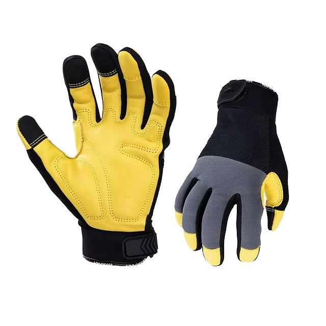 Best Quality Polyethylene Mechanic Gloves for Industrial Work Anti-Slip Anti-Vibration Latex-Free 11 oz Thickness 14 Inch Length