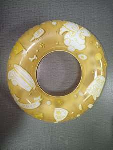 Flotador Inflable de PVC para Piscina, <span class=keywords><strong>Mini</strong></span> Anillo de Natación Amarillo con Diseño de Dibujos Animados, Juguete para Niños - Product Image 4