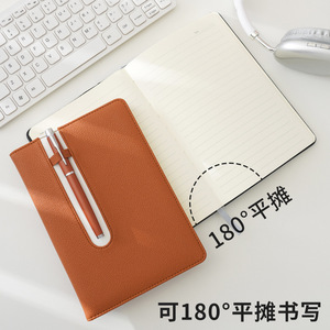 สมุดบันทึกปกหนังเทียม LX-2025052601 ขนาด A5 เข้าเล่มแบบไร้สาย ของขวัญสุดพิเศษ ปกกระดาษดาหลิน สำหรับนักเรียนและสำนักงาน - Product Image 4