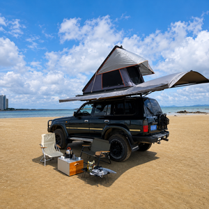 Aluminum Hard Roof Top <b>Tent</b> <b>Waterproof</b> 4x4 SUV Car Rooftop <b>Tent</b> for Outdoor Camping - Product Image 2